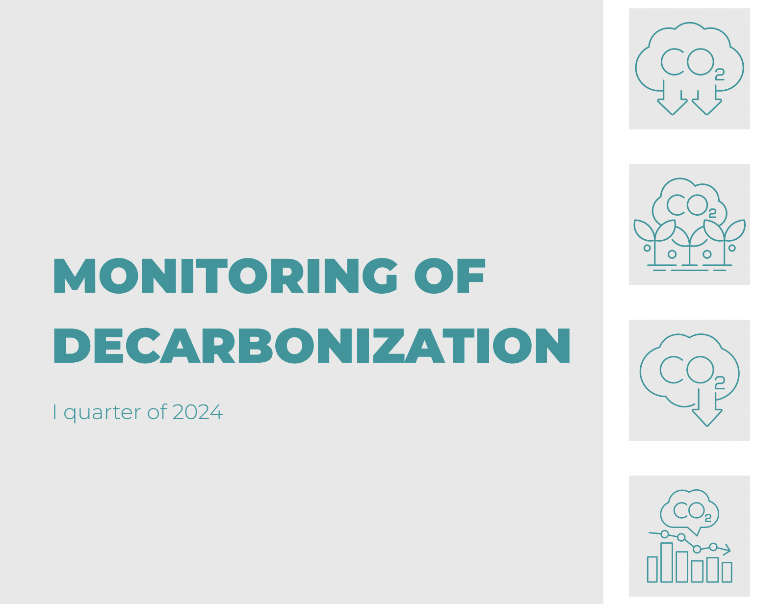 Monitoring of decarbonization І quarter of 2024